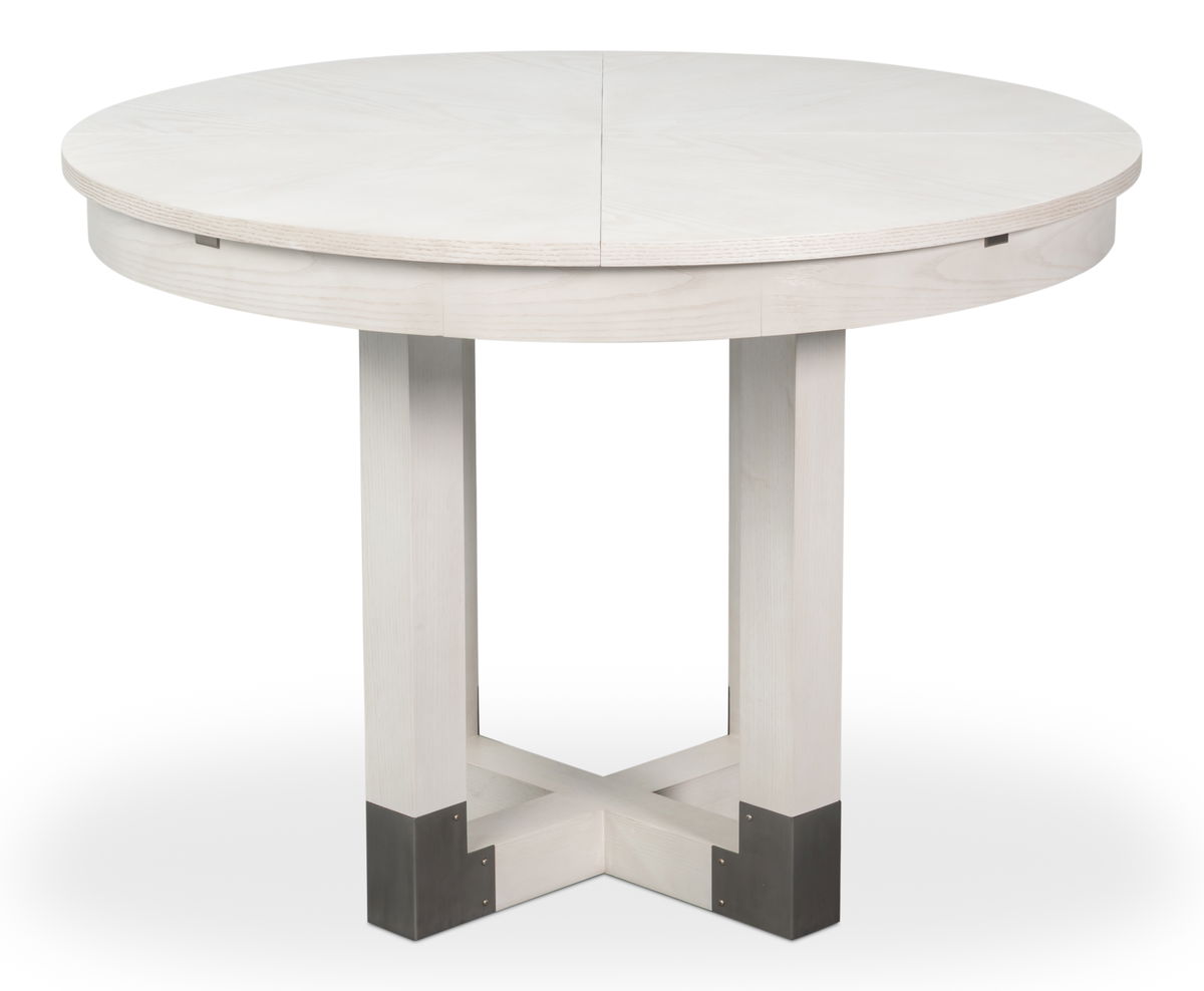 Brooklyn Jupe Table, by Sarreid, 4'8" length x 3'6" width x 2'6" height View 1