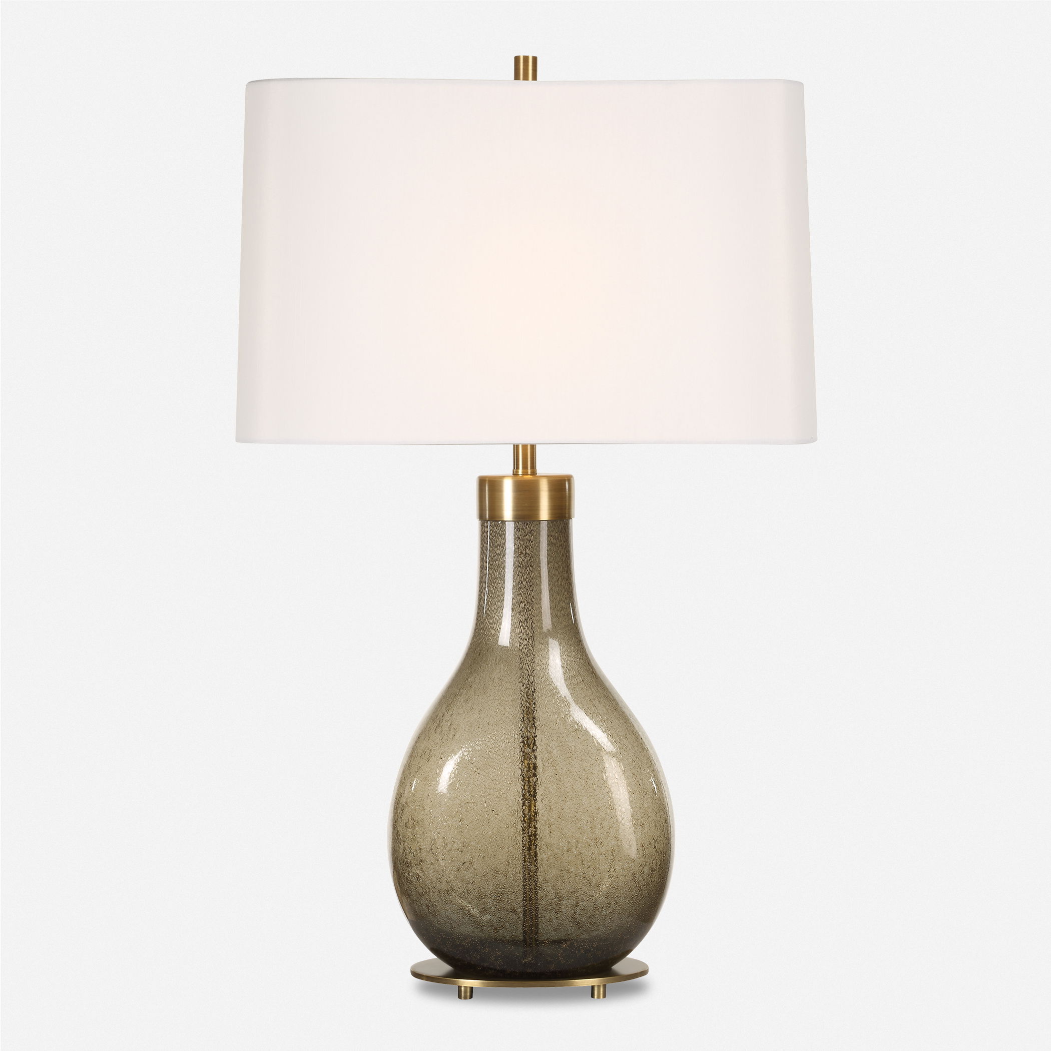 Shyla Dark Glass Table Lamp large image 