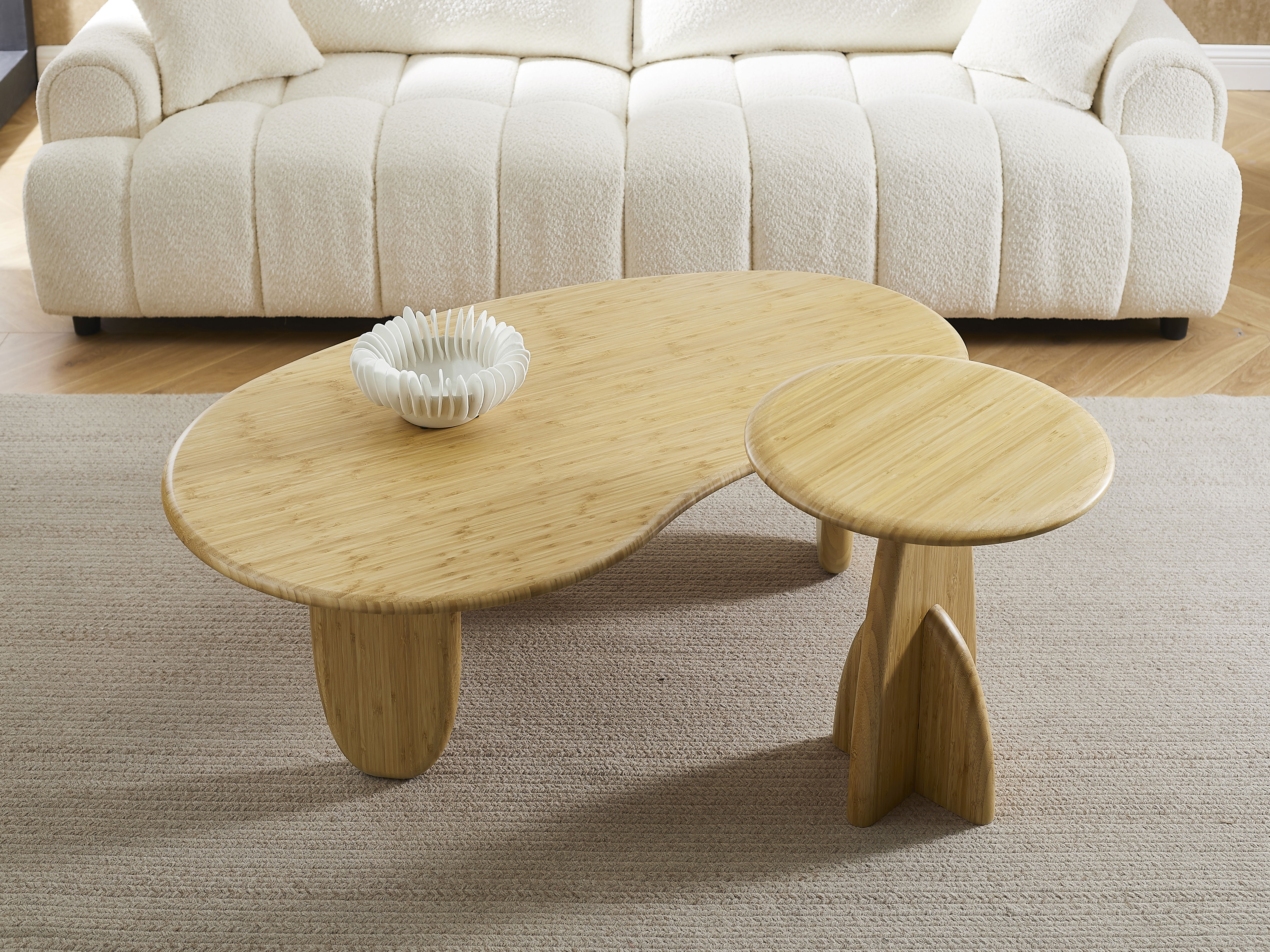 Zephyr Coffee Table, Wheat large image 