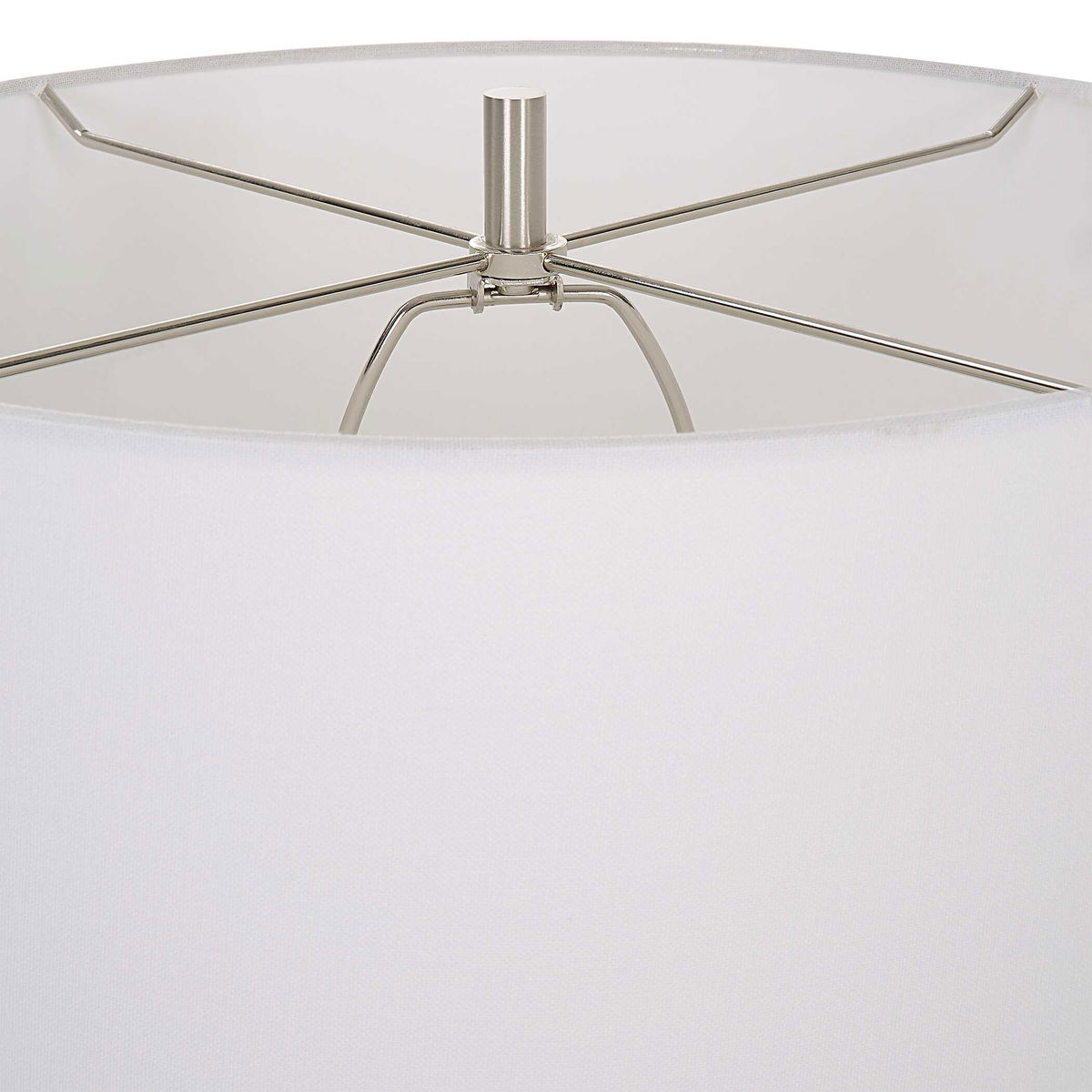 Remnant White Marble Table Lamp, by Uttermost, 17" width x 32" height x 17" depth View 8