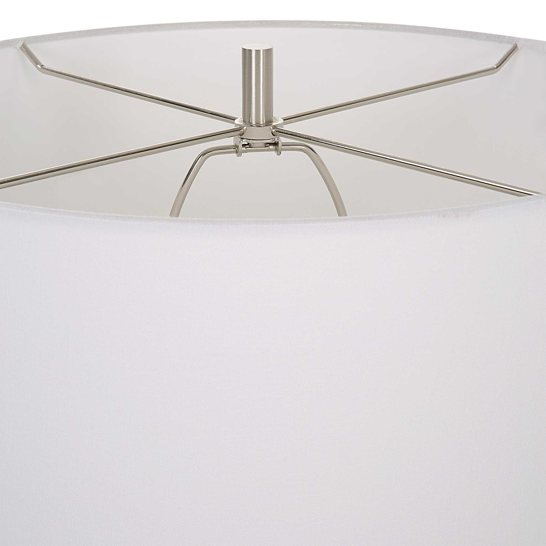 Remnant White Marble Table Lamp large image 