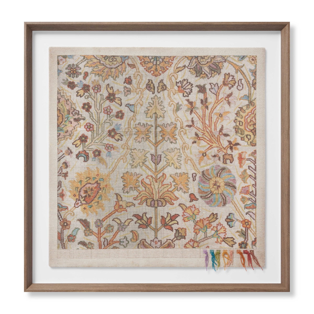 Loloi Rug Map Pastels Wall Art, Wall Hanging, 25" length x 25" width View 1