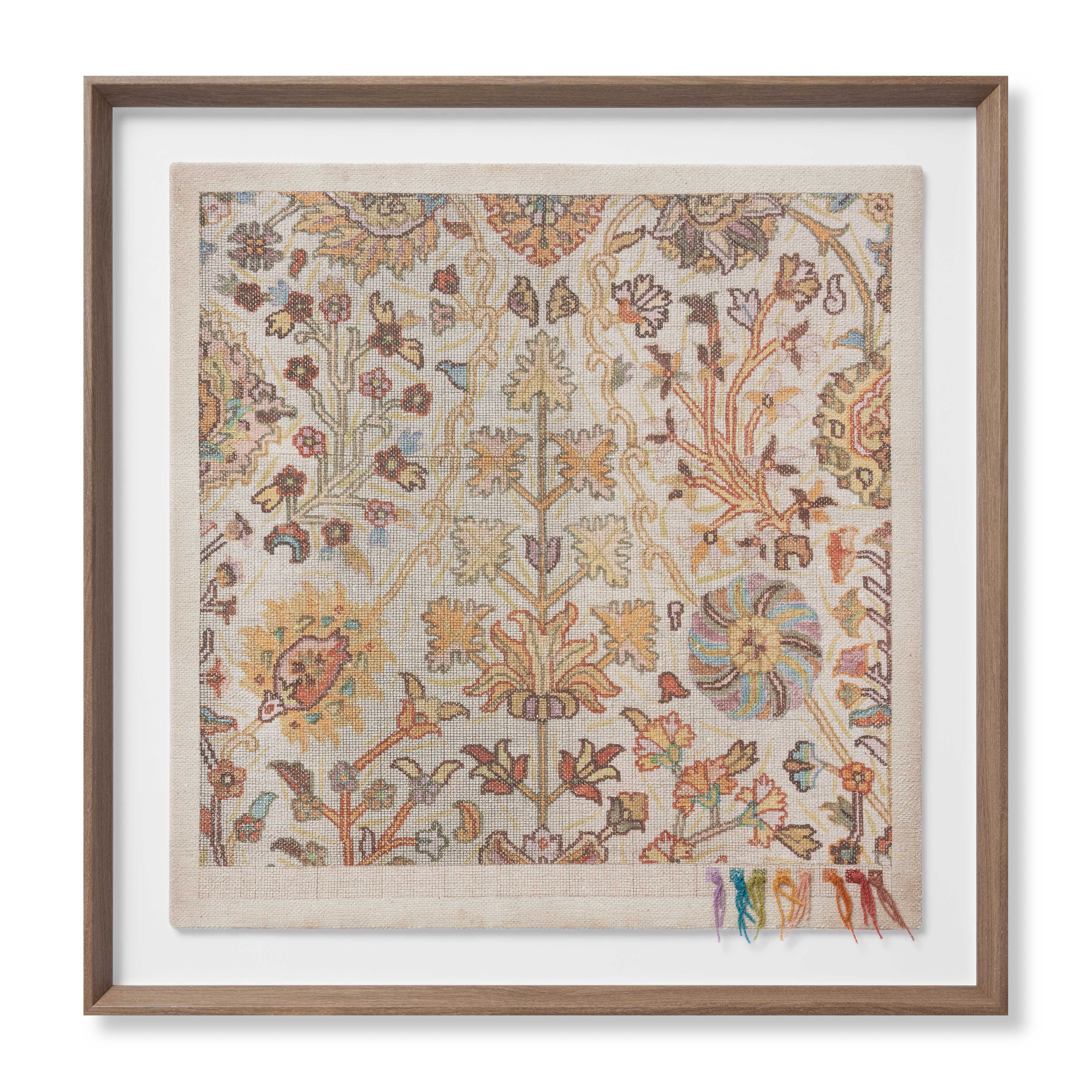 Loloi Rug Map Pastels Wall Art large image 