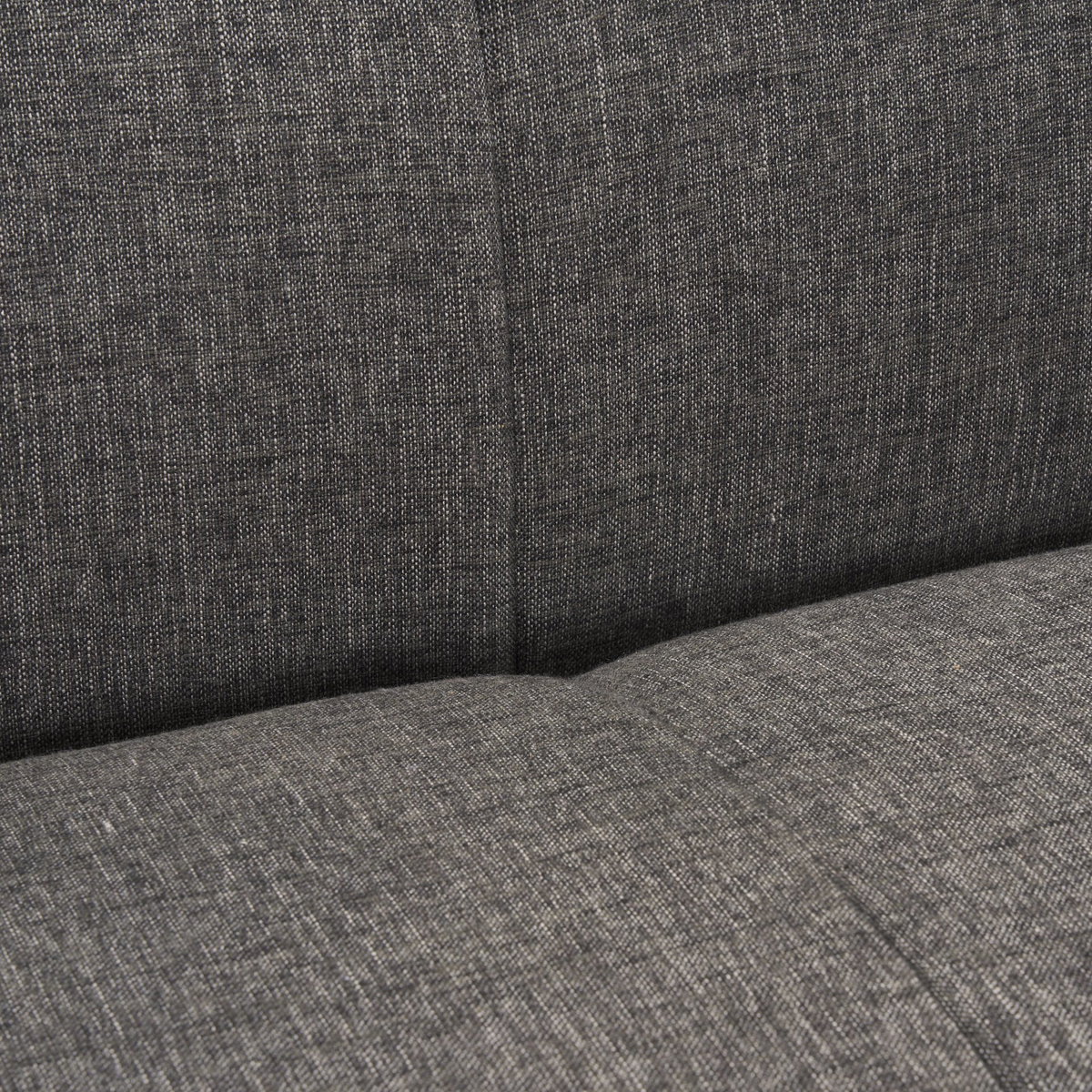 Hale Sofa with Medium Brown Wood and Gray Fabric, Sofas & Sectional by Mercana, 90" length x 33.75" width x 31.5" height View 10