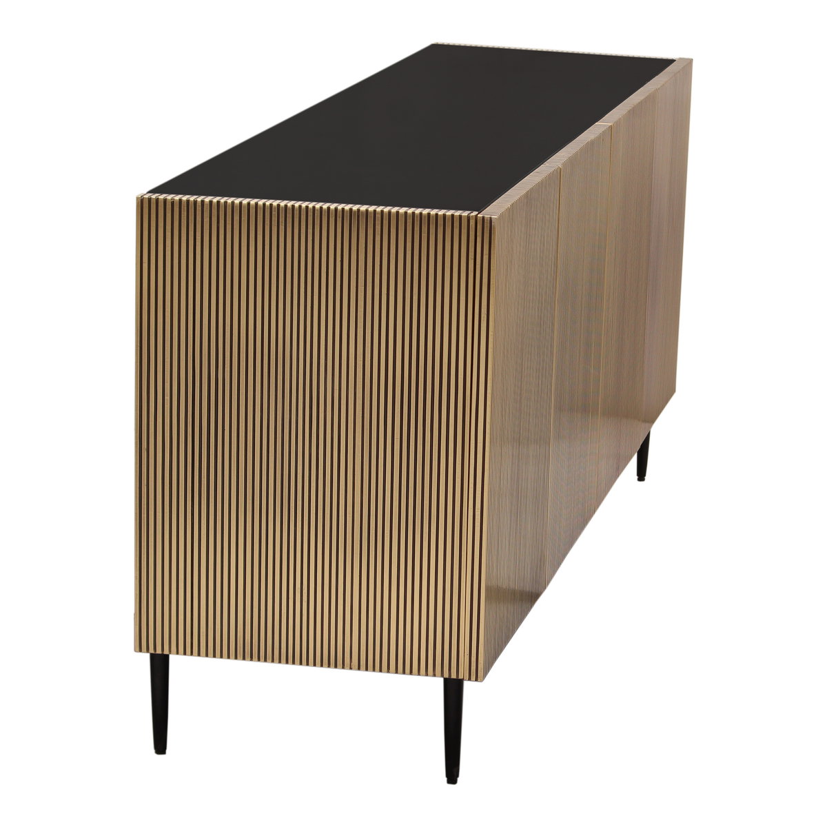 Brogan Sideboard Antique Brass, Cabinets & Sideboard by Moe's Home, 72" width x 30" height x 18" depth View 3