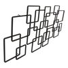 Steel Squares Wall Decor Black thumbnail 1