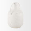 Treva Tall White with Black Speckles Metal Vase thumbnail 6