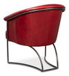 Nagel Distilled Leather Chair,New Rouge thumbnail 10