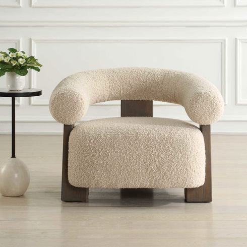 Lennox Shearling Accent Chair