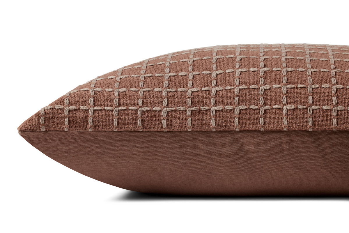 Jean Stoffer x Loloi Rose Pillow, Decorative Pillow, 22" length x 22" width View 2