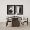 Isla Oval Dining Table with Dark Brown Wood Top & Arched Legs thumbnail 2
