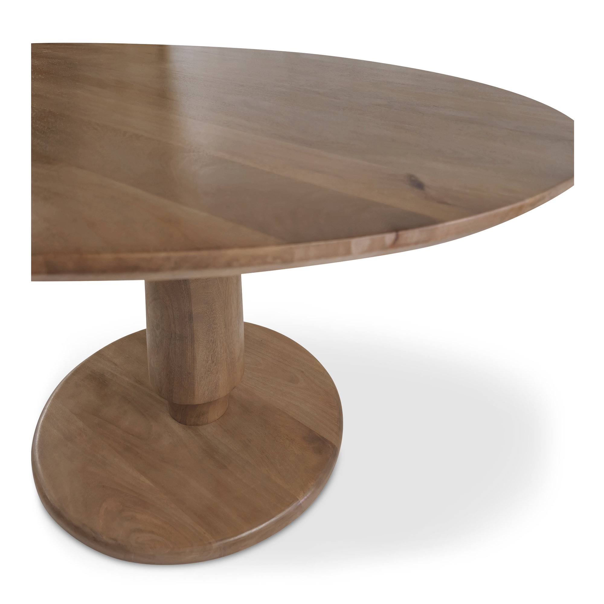 Clark Dining Table Brown, by Moe's Home, 48" width x 30" height x 48" depth View 5