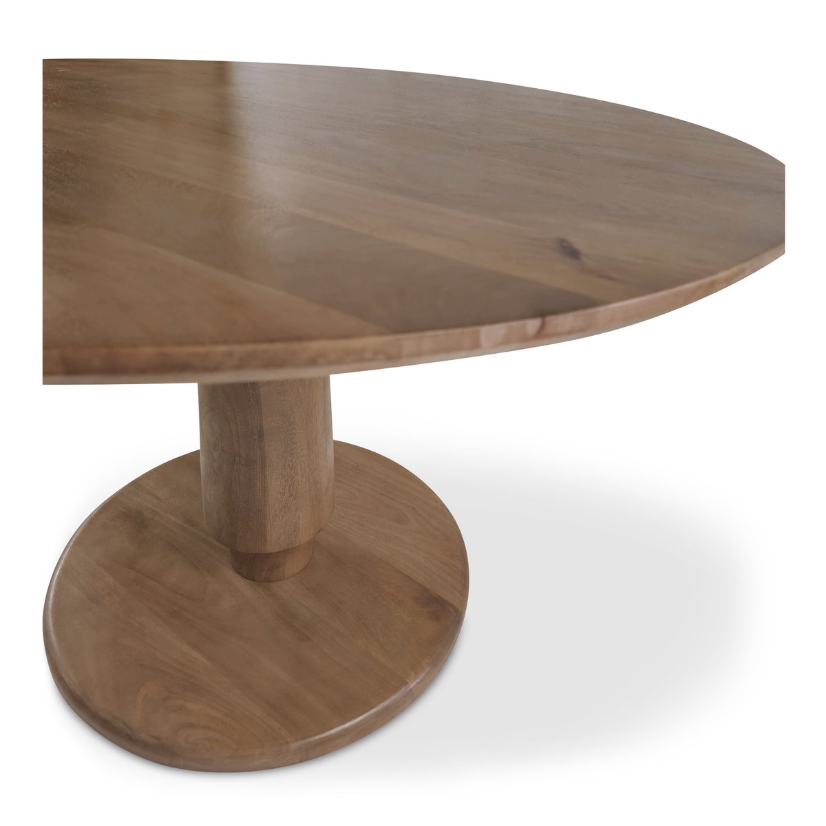 Clark Dining Table Brown, by Moe's Home, 48" width x 30" height x 48" depth View 5