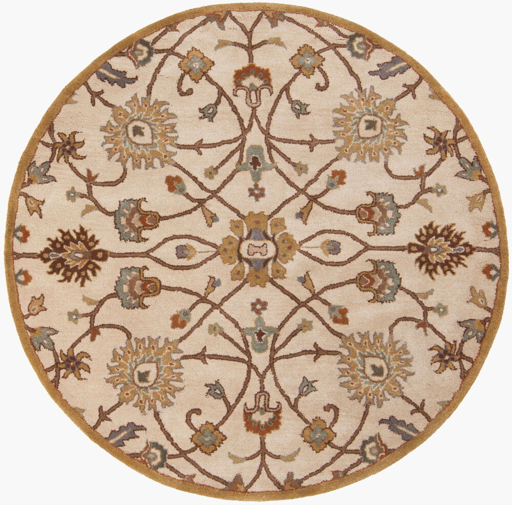 Caesar Handmade Rug, by Surya, 6' length x 6' width