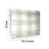 Watercolor Check Grey & White Wallpaper, by York Wall, 33' length x 1'8.5" width x 0.02" depth thumbnail 9
