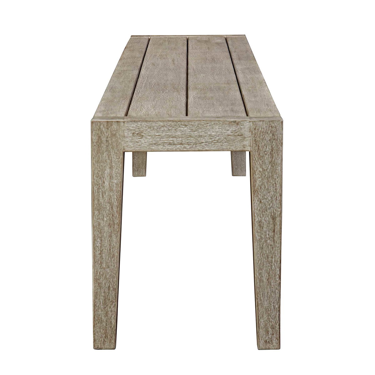 Kirkham Wooden Outdoor Bench, Outdoor Benche by Uttermost, 6'9" width x 1'7" height x 1'3" depth View 6