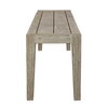 Kirkham Wooden Outdoor Bench, Outdoor Benche by Uttermost, 6'9" width x 1'7" height x 1'3" depth thumbnail 6