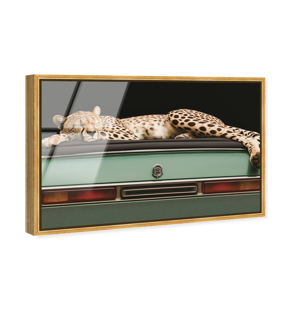 Sleepy Cadi Cheetah (No Embellishment), Art by Oliver Gal,  45x30 View 2