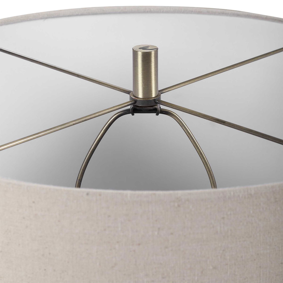 Prospect Striped Accent Lamp, Table Lamp by Uttermost, 17" width x 22" height x 17" depth View 8