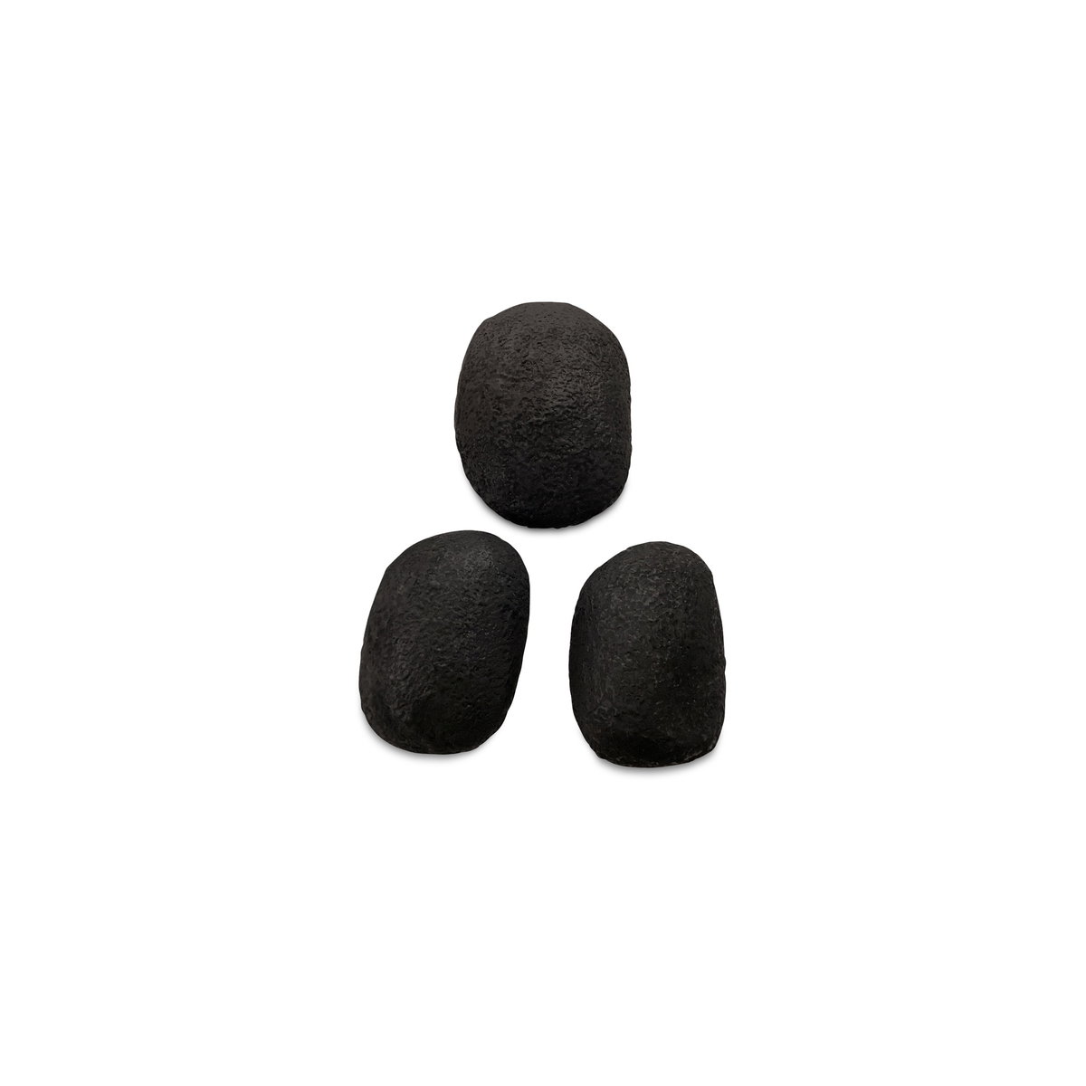 Breton Cast Aluminum Wall Sculpture Black-set Of 3, Sculptural Wall Art by Moe's Home, 9" width x 3.5" height x 6" depth View 2