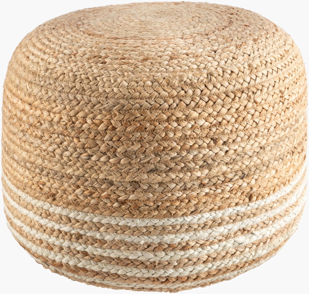 Minsk Pouf, Ottoman by Surya, 18" width x 14" height