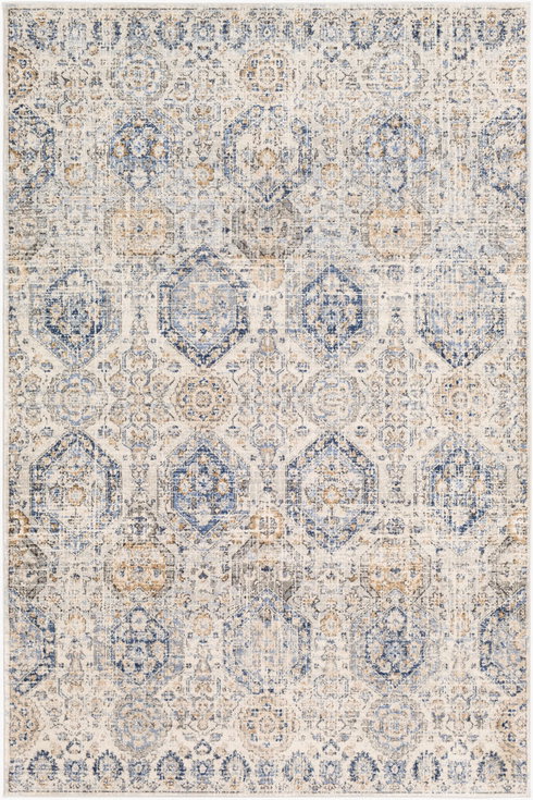 Indigo Machine Woven Rug