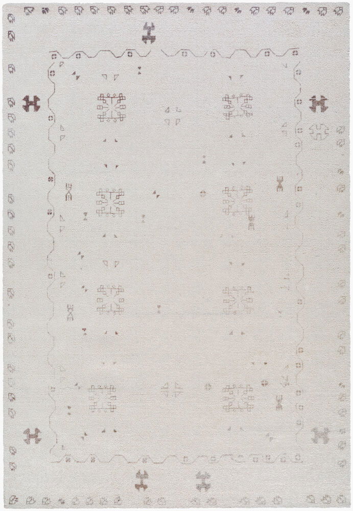 Unique Handmade Rug, by Surya, 1'6" length x 1'6" width