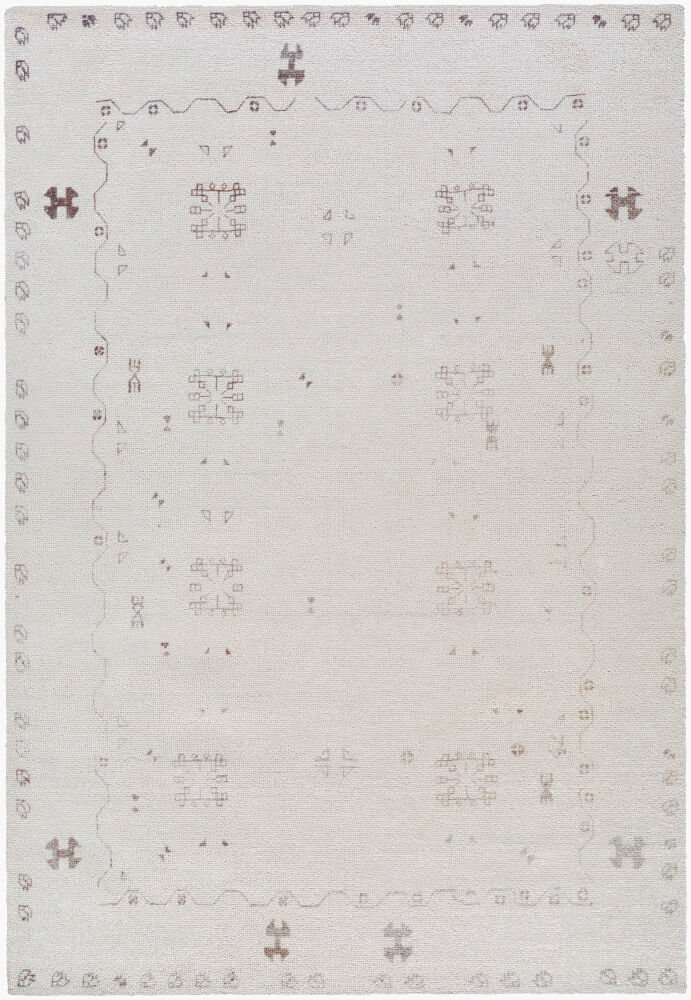 Unique Handmade Rug, by Surya, 1'6" length x 1'6" width