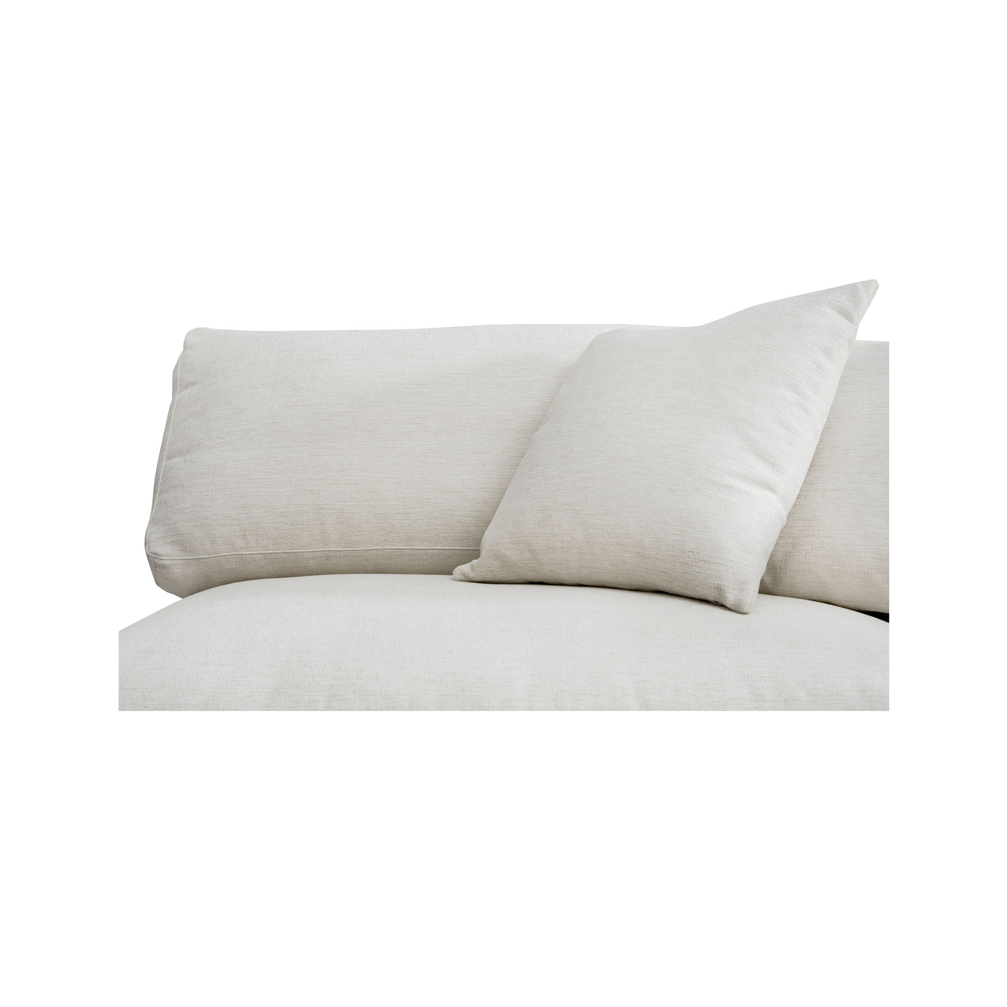 Rue Right Arm Facing Chair Off White, Sectional Sofa by Moe's Home, 47.6" width x 23.6" height x 41" depth View 5