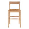 Owing Counter Stool Natural Oak, Counter & Bar Stool by Moe's Home, 19.5" width x 38" height x 20" depth thumbnail 1