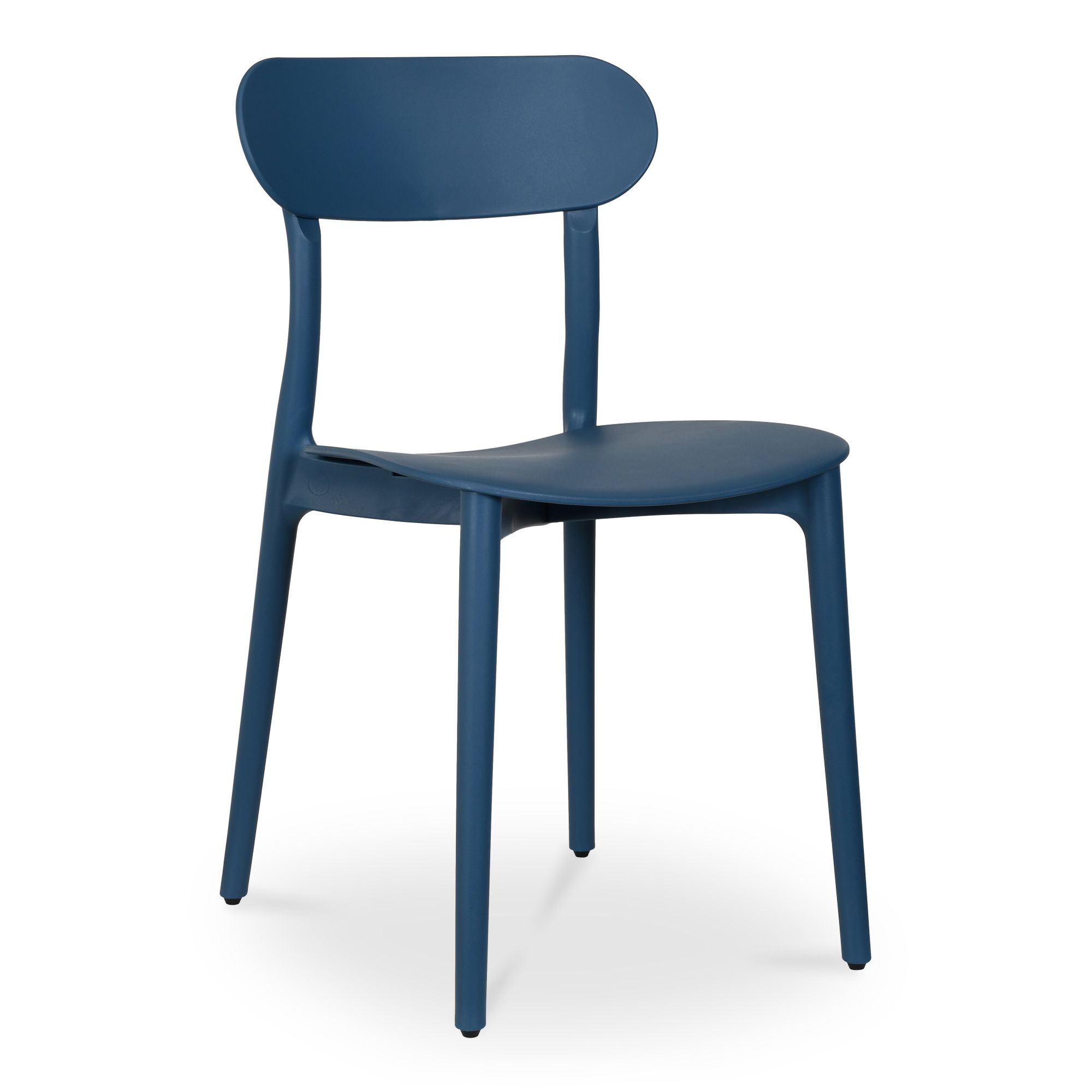 Kent Outdoor Dining Chair Navy - Set Of Two, by Moe's Home, 16.75" width x 31" height x 20.5" depth View 2