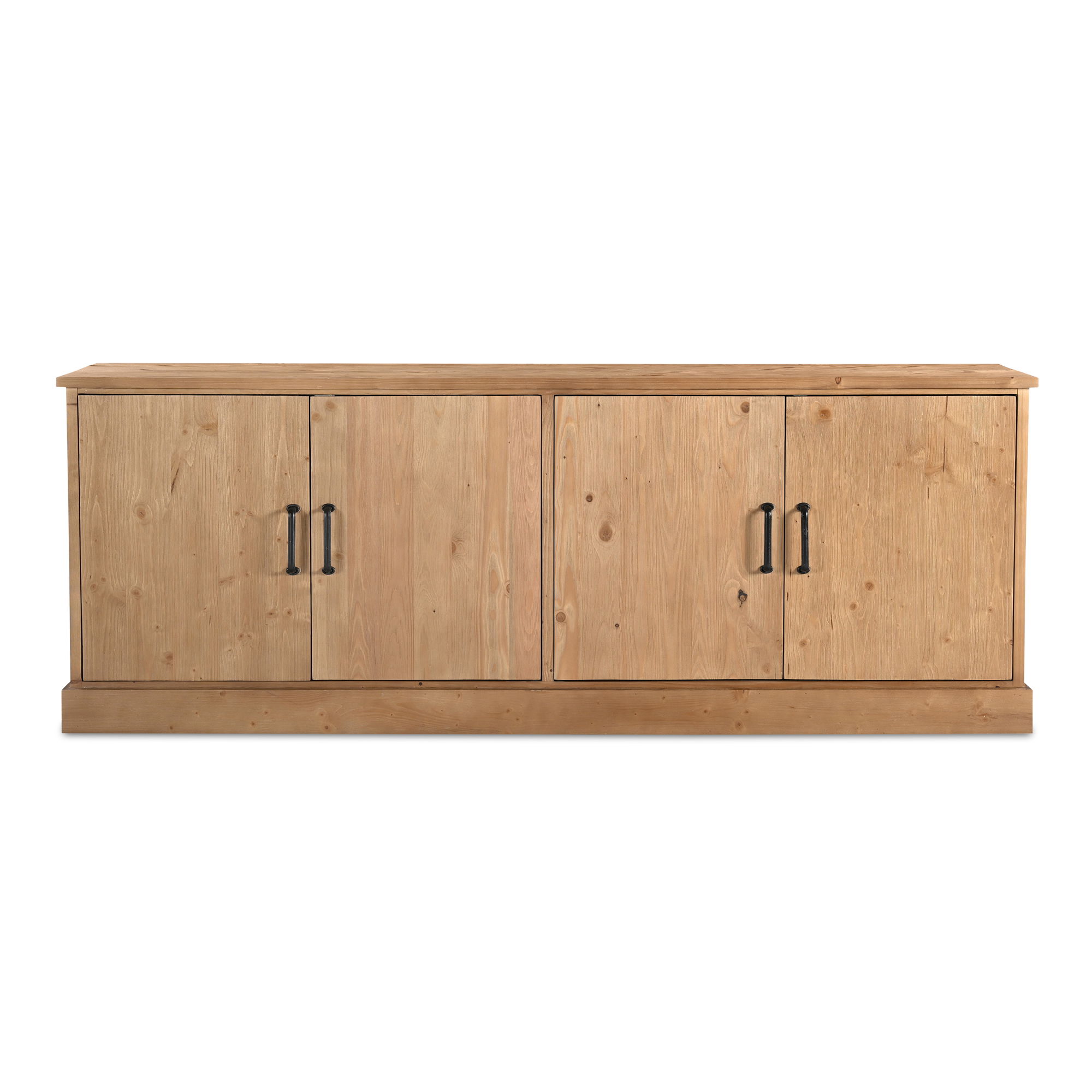 Tade 4 Door Sideboard Honey Pine large image 