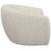 Capra  Art Deco White Swivel Chair thumbnail 7