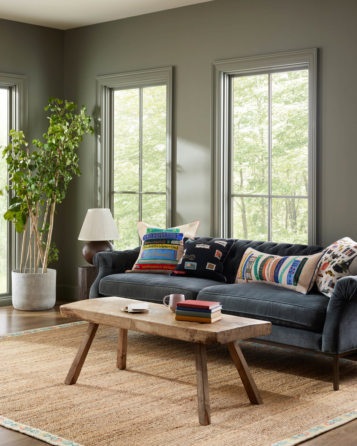 Rifle Paper Co. x Loloi Costa Rug, 3'6" length x 5'6" width View 2