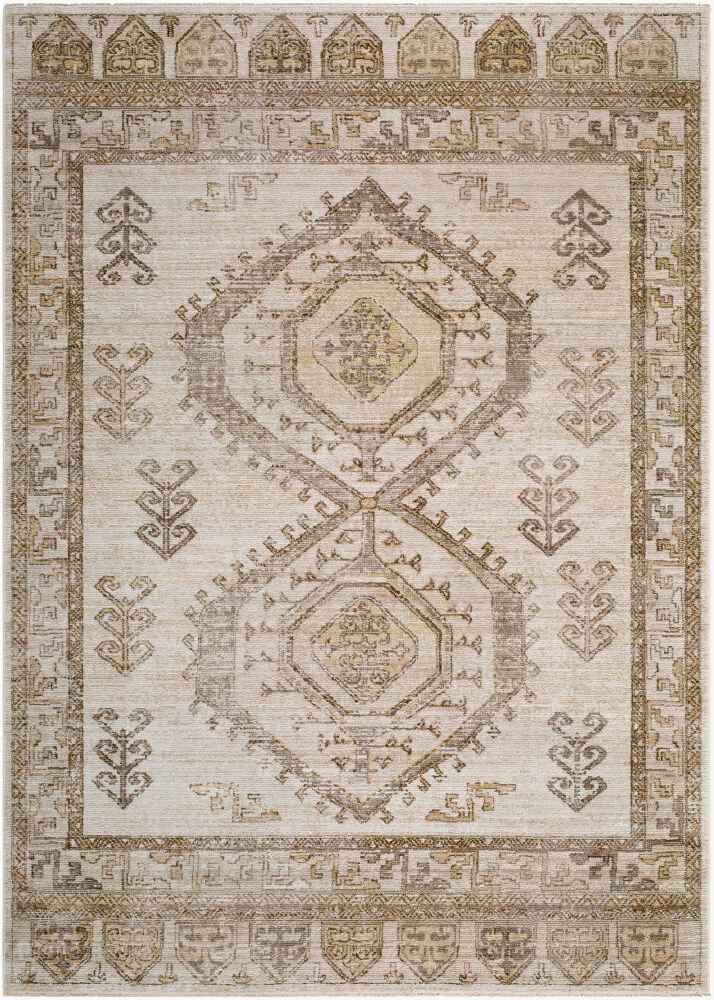 Fifth Avenue Machine Woven Rug, by Surya, 7'2.61" length x 2'5.53" width