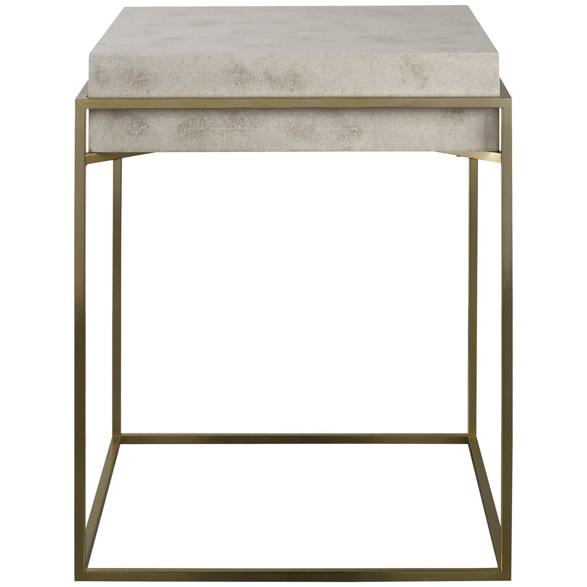 Inda Modern Accent Table, Side & End Table by Uttermost, 19" width x 24" height x 19" depth View 4