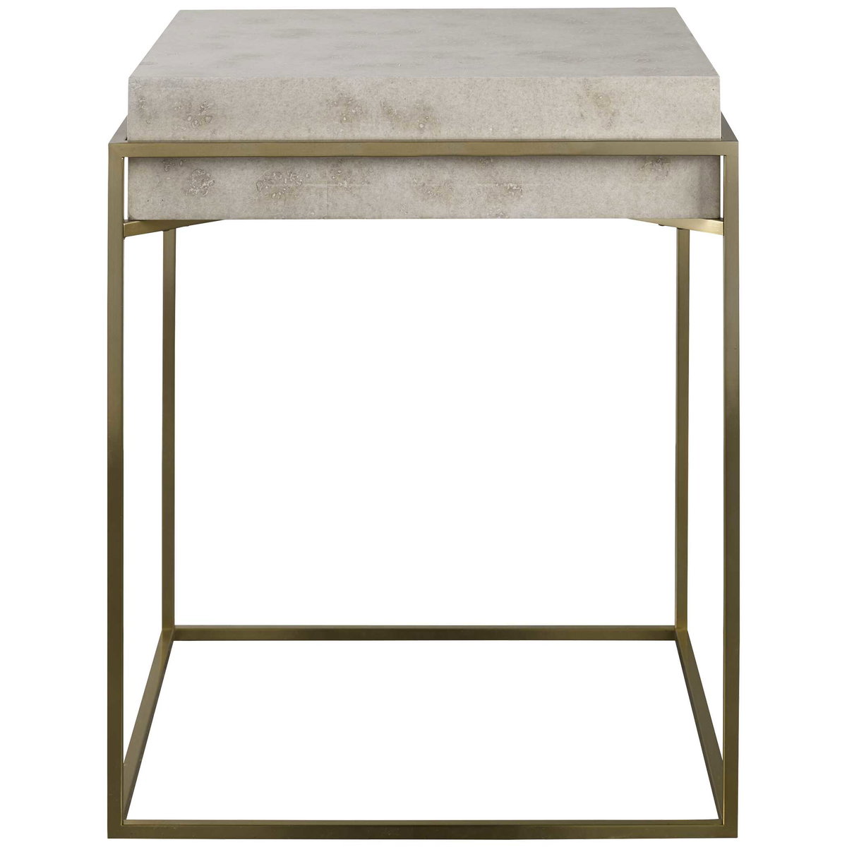 Inda Modern Accent Table, Side & End Table by Uttermost, 19" width x 24" height x 19" depth View 4