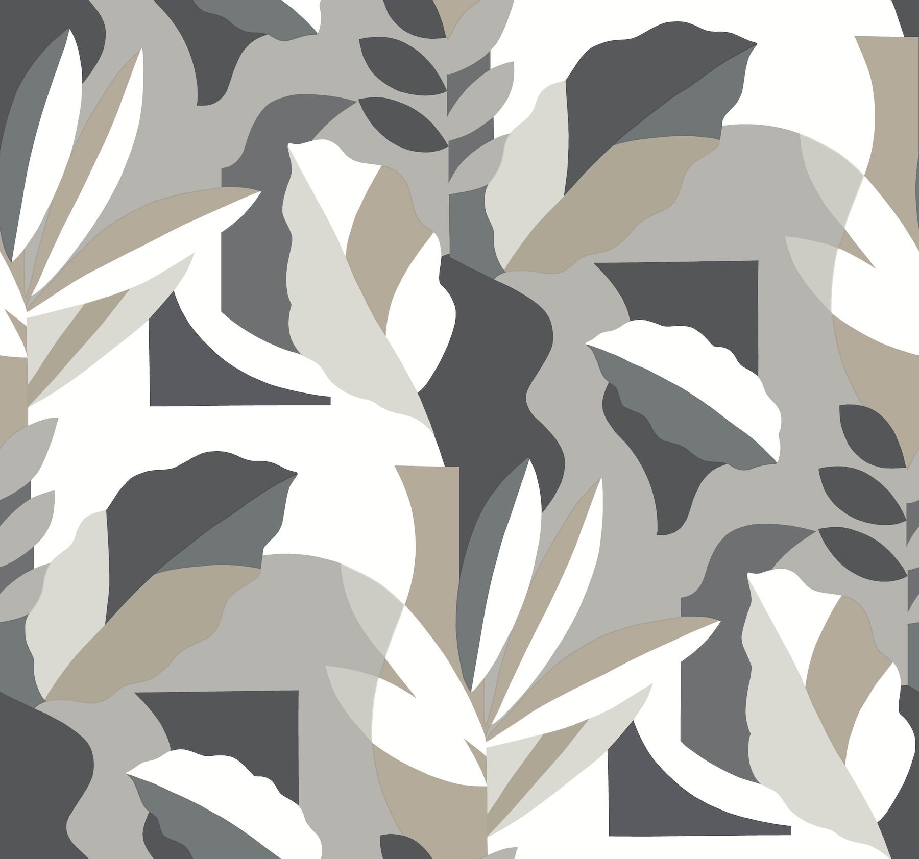 Papier Colle Black & White Wallpaper large image 