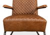 Beverly Hills Chair, Cuba Brown Leather thumbnail 15