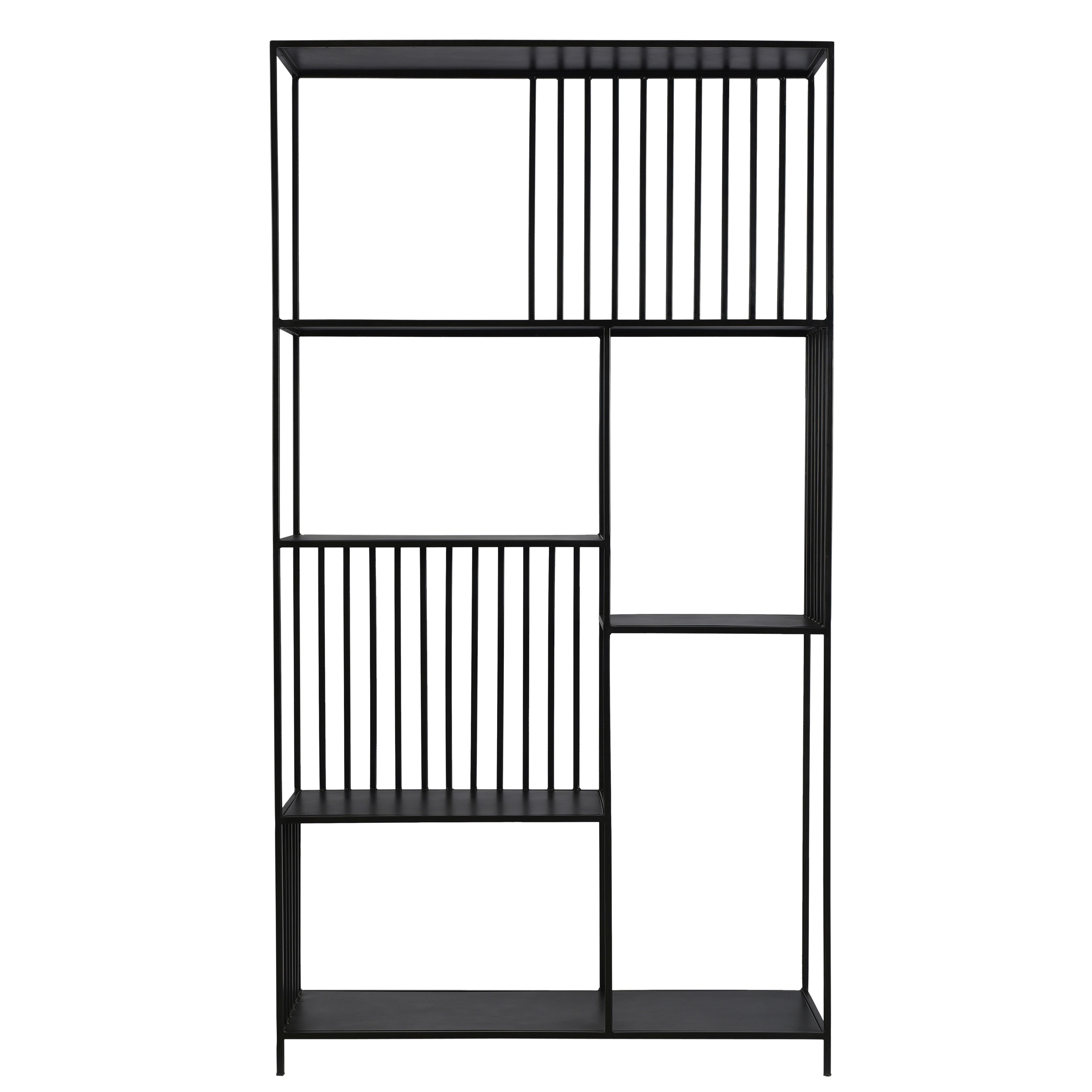 Ramar Bookcase, Shelving & Bookcase by Dovetail, 39" width x 73" height x 14" depth View 2