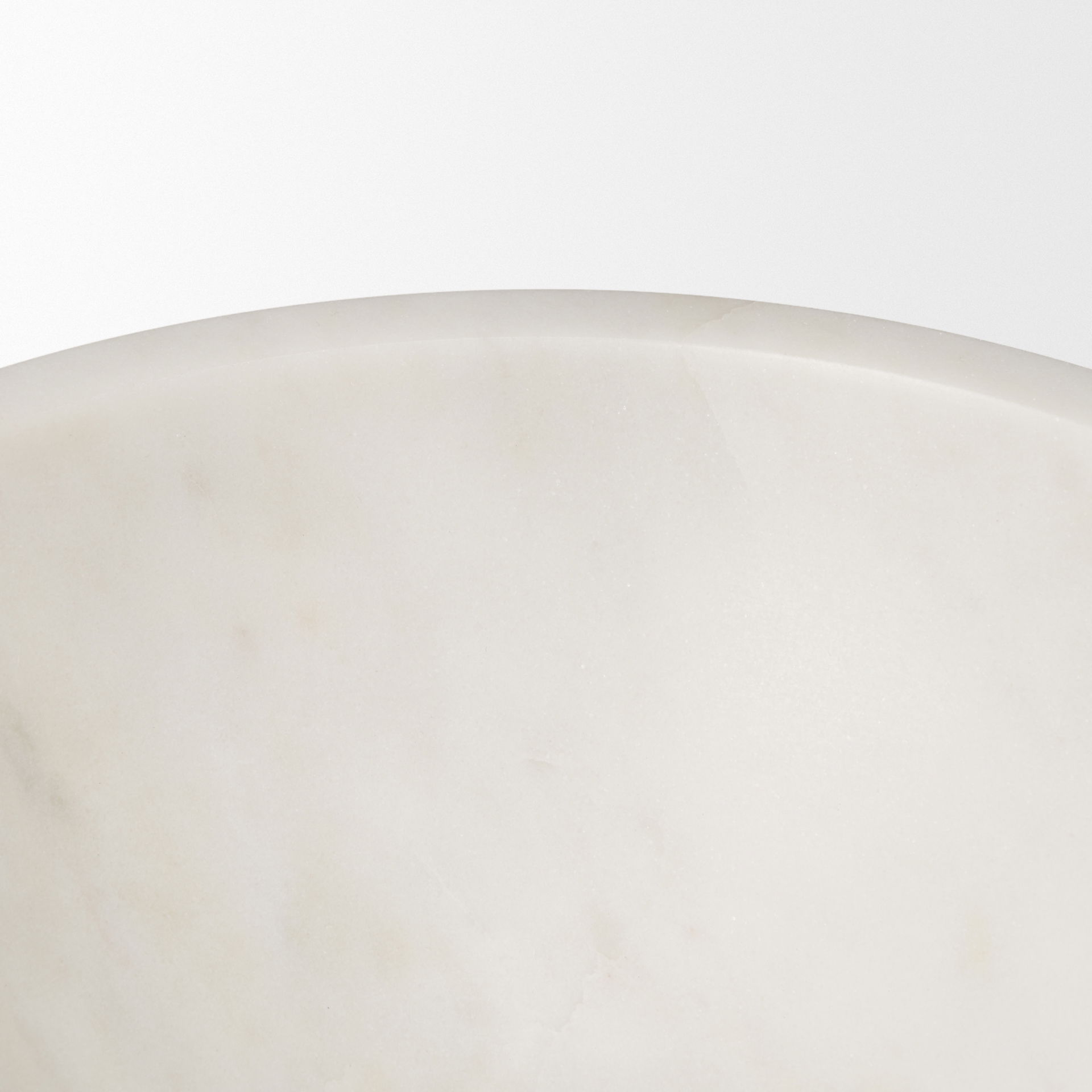 Katora Large Premium Solid White Marble Bowl, Decorative Bowl by Mercana, 9.5" length x 9.5" width x 4" height View 4