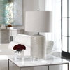 Modica Taupe Ceramic Lamp, by Uttermost, 1'4" width x 2'1.5" height x 9" depth thumbnail 5