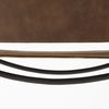 Berbick 20.5 x 24.75 x 39 Medium Brown Leather with Iron Frame Counter Stool thumbnail 9