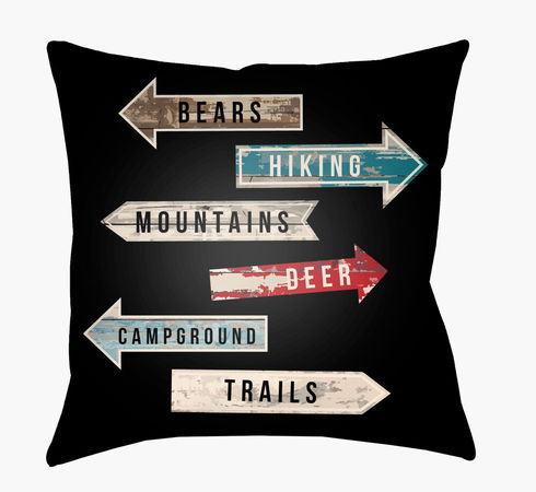 Lodge Cabin Floor Pillow
