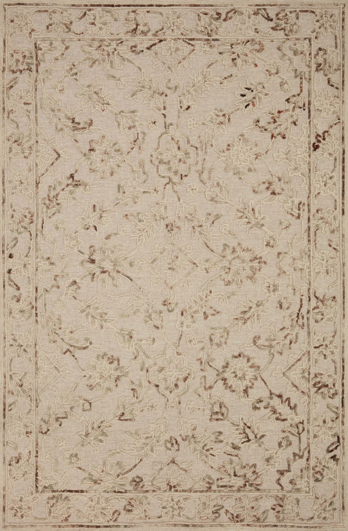 Loloi Halle Rug, 1'6" length x 1'6" width View 1