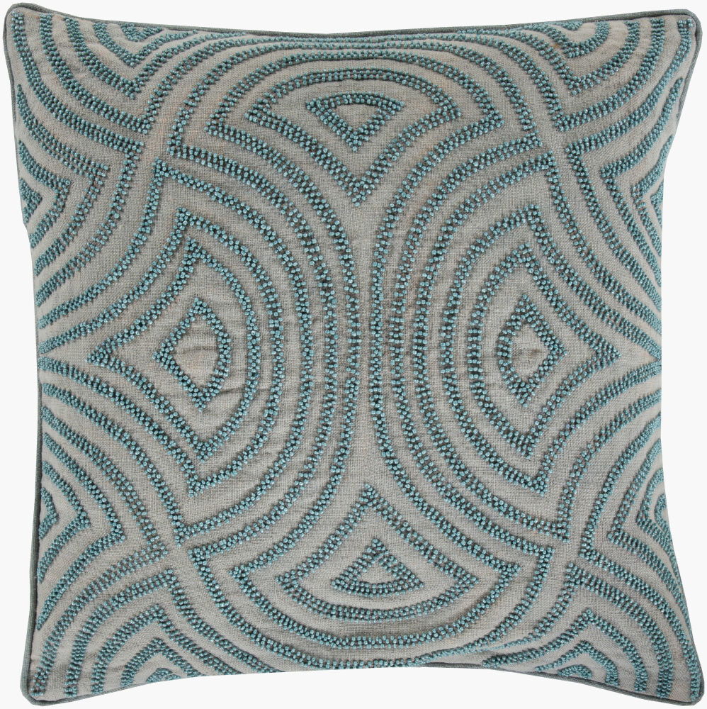 Skinny Dip Accent Pillow Down, Decorative Pillow by Surya, 20" length x 20" width