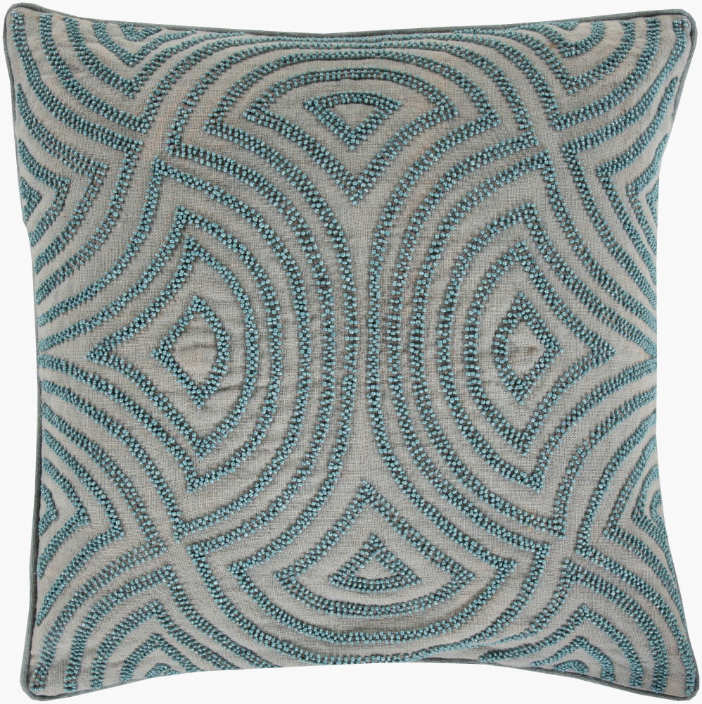 Skinny Dip Accent Pillow Down, Decorative Pillow by Surya, 20" length x 20" width