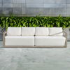 Remsen Outdoor Gray Sofa, Furniture by Uttermost, 107" width x 32" height x 35.25" depth thumbnail 5