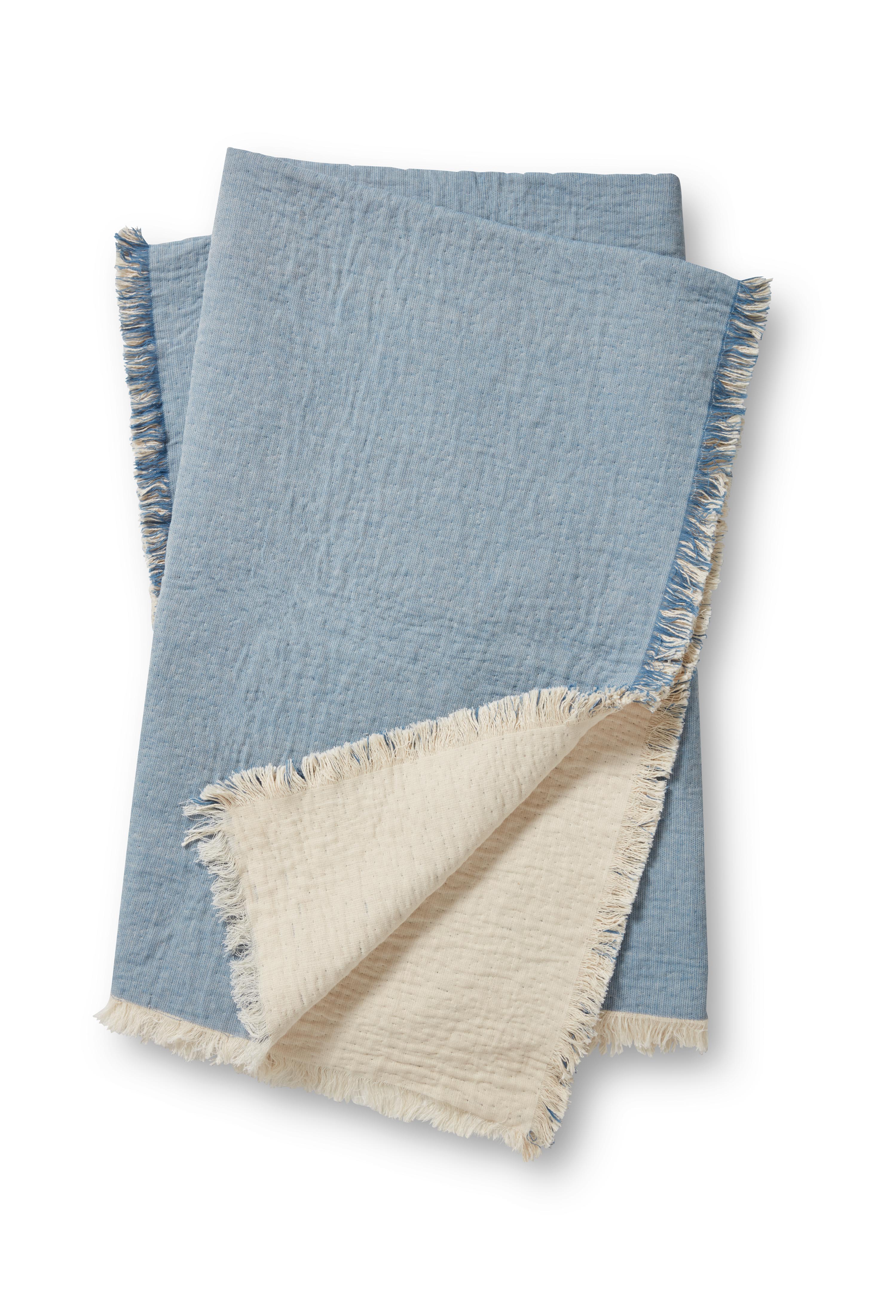 Magnolia Home by Joanna Gaines x Loloi Reed Throw, Blankets & Throw, 50" length x 60" width