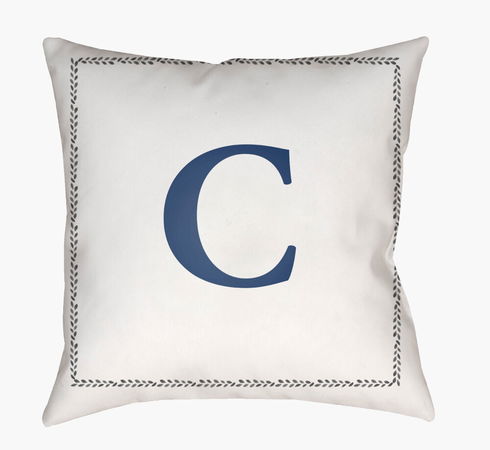 Initials Accent Pillow